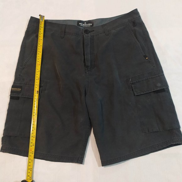 Quiksilver Amphibian Shorts 33 black cargo water dry fast summer board - Picture 3 of 12